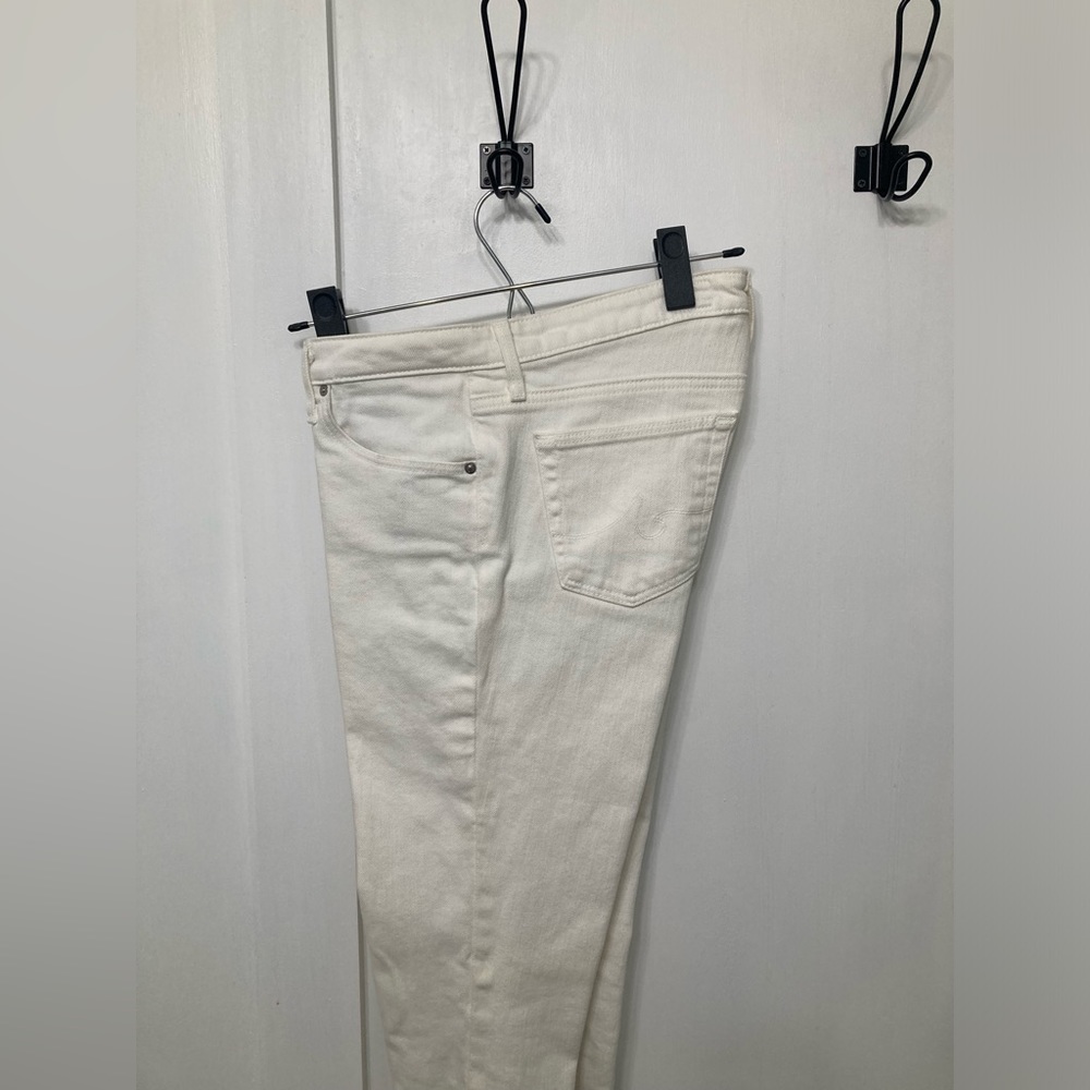 Adriano Goldschmied the Stilt cigarette leg white jeans 27R